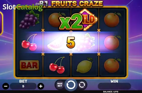 Οθόνη3. 81 Fruits Craze Κουλοχέρης