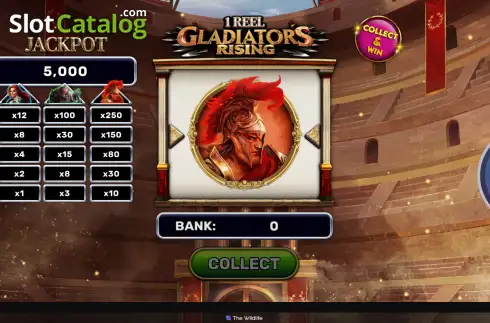 Οθόνη2. 1 Reel - Gladiator's Rising Κουλοχέρης