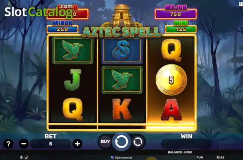 Οθόνη2. Aztec Spell - Hold & Hit 3x3 Κουλοχέρης
