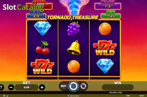 Οθόνη2. Tornado Treasure - Hold & Hit 3x3 Κουλοχέρης