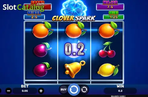 Οθόνη3. Clover Spark - Hold & Hit 3x3 Κουλοχέρης