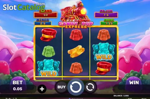 Οθόνη2. Candy Pop Express - Hold and Hit 3x3 Κουλοχέρης