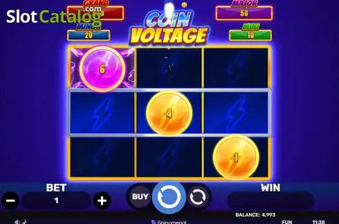 Οθόνη3. Coin Voltage - Blast the Bonus 3x3 Κουλοχέρης 