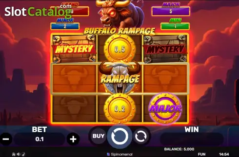 Οθόνη2. Buffalo Rampage - Blast The Bonus 3x3 Κουλοχέρης 