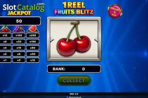 Οθόνη3. 1 Reel - Fruits Blitz Κουλοχέρης