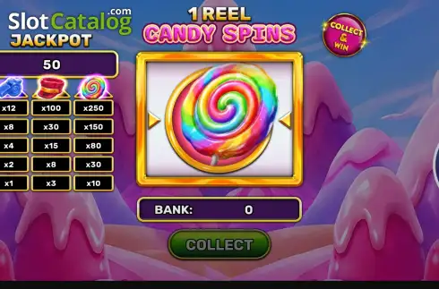 Οθόνη2. 1 Reel - Candy Spins Κουλοχέρης
