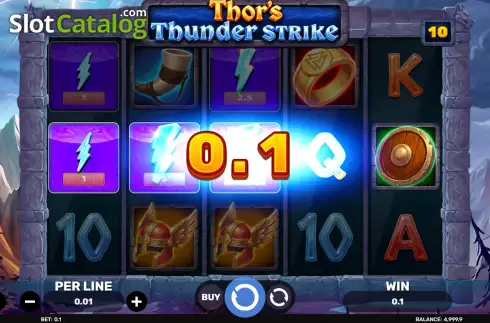 Οθόνη3. Thor’s Thunder Strike Κουλοχέρης 