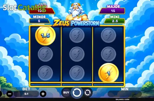 Οθόνη2. Zeus Powerstorm - Bonus Flash 3x3 Κουλοχέρης