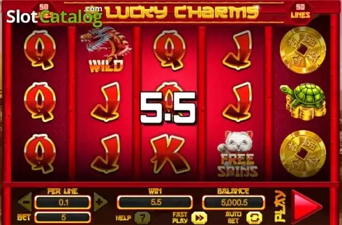 Οθόνη 2. 8 Lucky Charms Κουλοχέρης