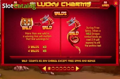 Πίνακας πληρωμών 1. 8 Lucky Charms Κουλοχέρης