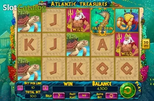 Οθόνη 2. Atlantic Treasures Κουλοχέρης