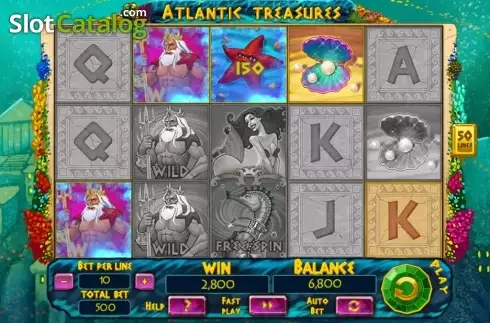 Οθόνη 2. Atlantic Treasures Κουλοχέρης
