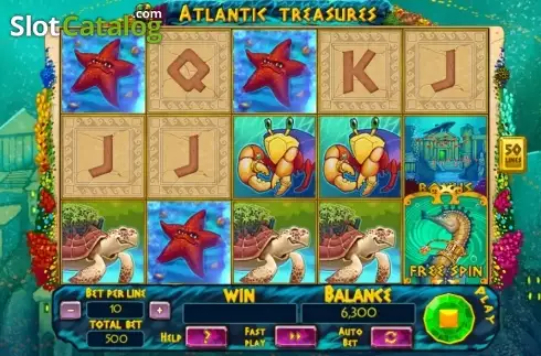 Οθόνη 3. Atlantic Treasures Κουλοχέρης