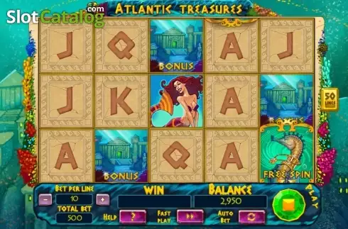 Οθόνη 5. Atlantic Treasures Κουλοχέρης
