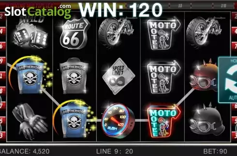 Οθόνη 5. Bikers Gang Κουλοχέρης