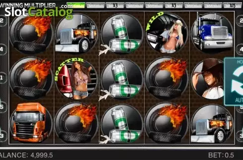 Οθόνη 1. Blazing Tires Κουλοχέρης 