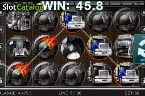 Οθόνη 5. Blazing Tires Κουλοχέρης 