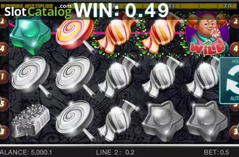 Οθόνη 2. Candy Slot Twins Κουλοχέρης