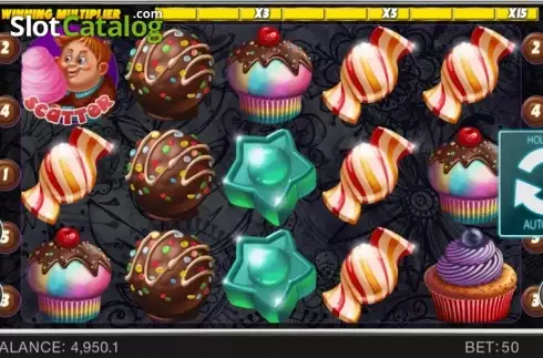 Οθόνη 3. Candy Slot Twins Κουλοχέρης