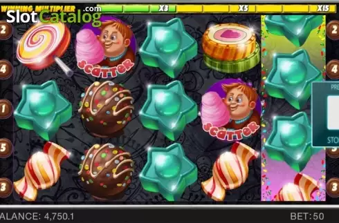 Οθόνη 4. Candy Slot Twins Κουλοχέρης
