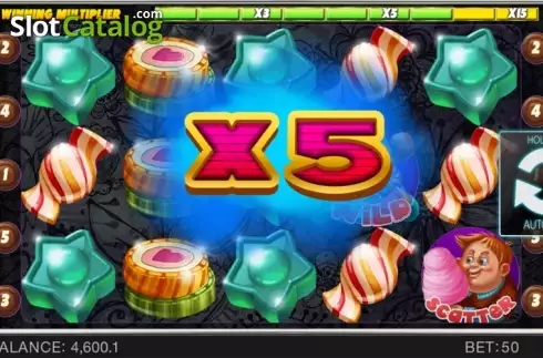 Οθόνη 5. Candy Slot Twins Κουλοχέρης