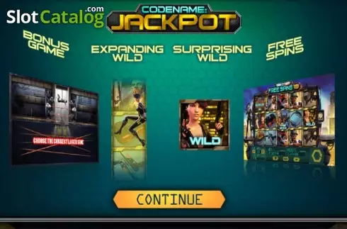 Οθόνη 1. Code Name: Jackpot Κουλοχέρης