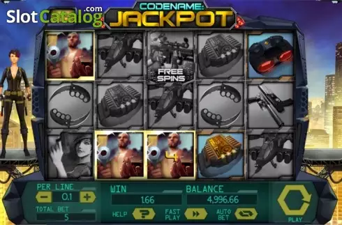 Οθόνη 3. Code Name: Jackpot Κουλοχέρης