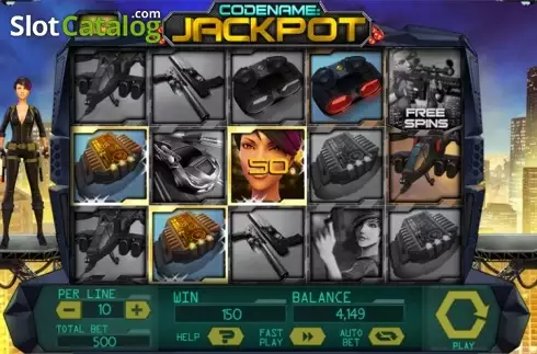 Οθόνη 4. Code Name: Jackpot Κουλοχέρης