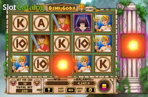 Οθόνη 4. Demi Gods Κουλοχέρης 