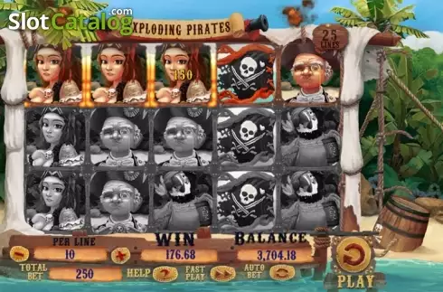 Οθόνη 4. Exploding Pirates Κουλοχέρης