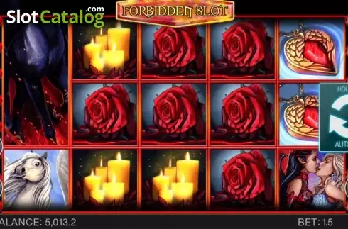 Οθόνη 3. Forbidden Slot Κουλοχέρης