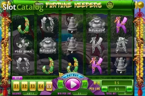 Οθόνη 3. Fortune Keepers Κουλοχέρης