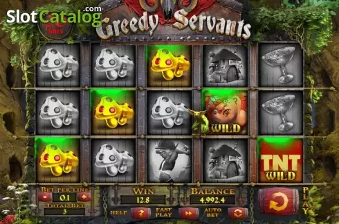 Οθόνη 5. Greedy Servants Κουλοχέρης