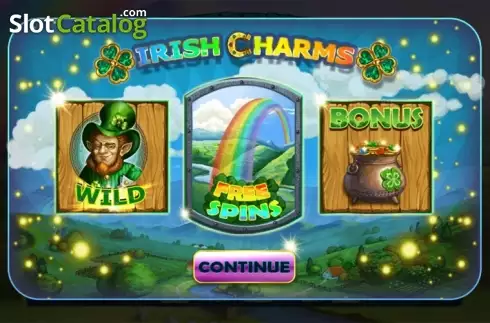 Οθόνη 1. Irish Charms (Spinomenal) Κουλοχέρης