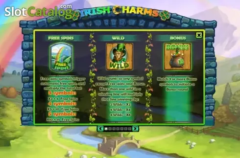 Πίνακας πληρωμών 1. Irish Charms (Spinomenal) Κουλοχέρης