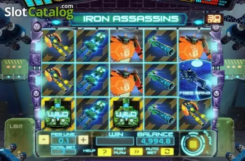Οθόνη 2. Iron Assassins Κουλοχέρης 