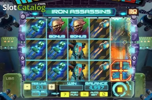Οθόνη 3. Iron Assassins Κουλοχέρης 