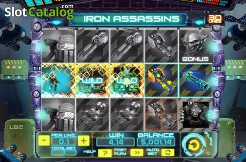 Οθόνη 5. Iron Assassins Κουλοχέρης 