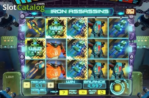 Οθόνη 6. Iron Assassins Κουλοχέρης 
