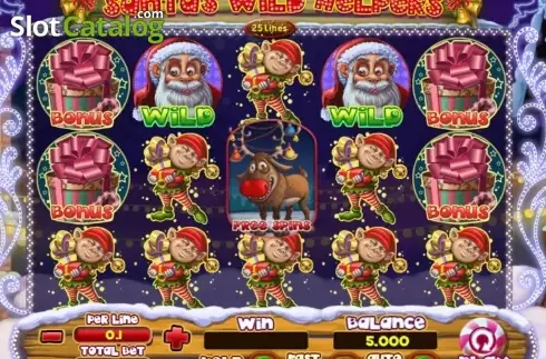 Οθόνη9. Santa's Wild Helpers Κουλοχέρης