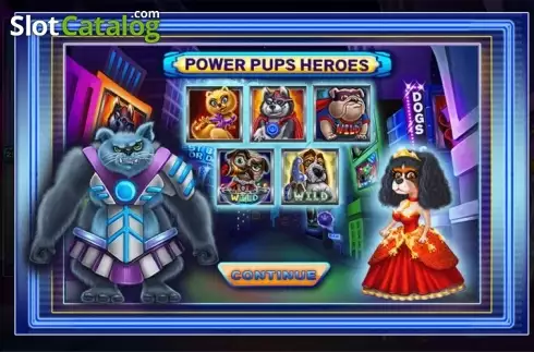 Οθόνη 1. Power Pups Heroes Κουλοχέρης