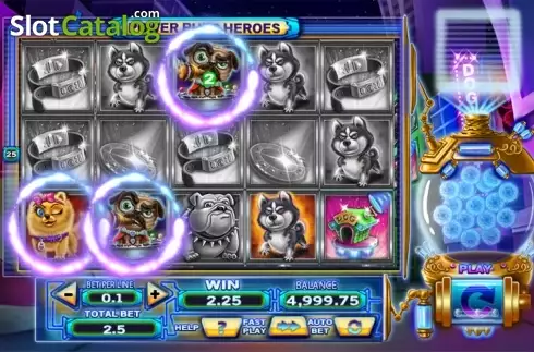 Οθόνη 3. Power Pups Heroes Κουλοχέρης