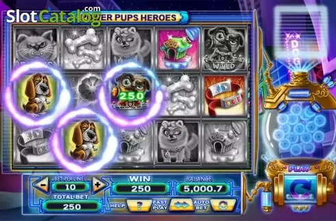 Οθόνη 4. Power Pups Heroes Κουλοχέρης