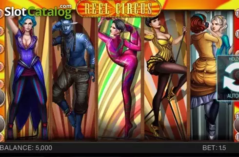 Οθόνη 1. Reel Circus Κουλοχέρης 