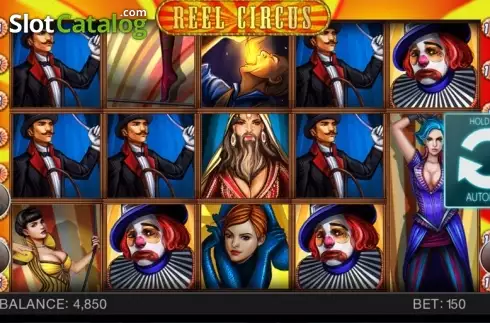 Οθόνη 2. Reel Circus Κουλοχέρης 
