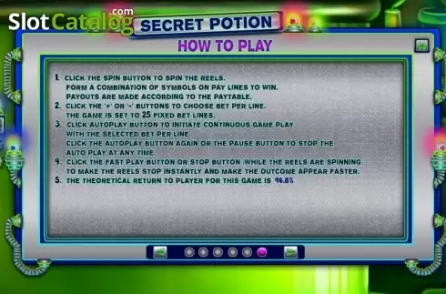 Οθόνη7. Secret Potion Κουλοχέρης