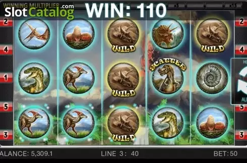 Οθόνη5. Slotsaurus Κουλοχέρης 