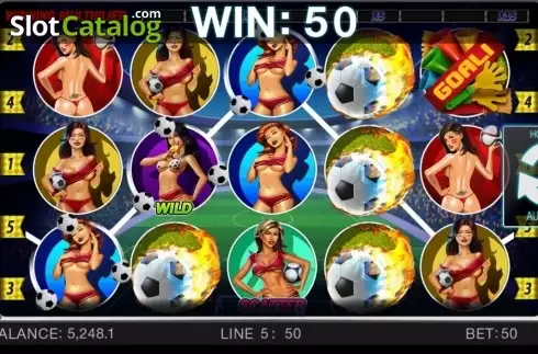 Οθόνη5. Soccer Babes Κουλοχέρης