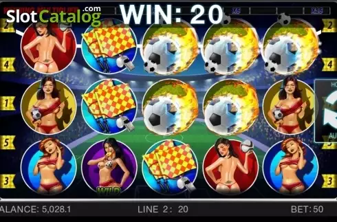 Οθόνη7. Soccer Babes Κουλοχέρης