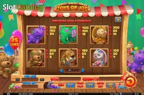 Οθόνη3. Toys of Joy Κουλοχέρης